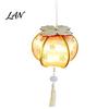 Home Decor Holiday Hanging Ornament Spring Festival Lantern DIY Material Kit, Light Up Handmade Persimmon Shaped Parent Child Handicraft Activity with