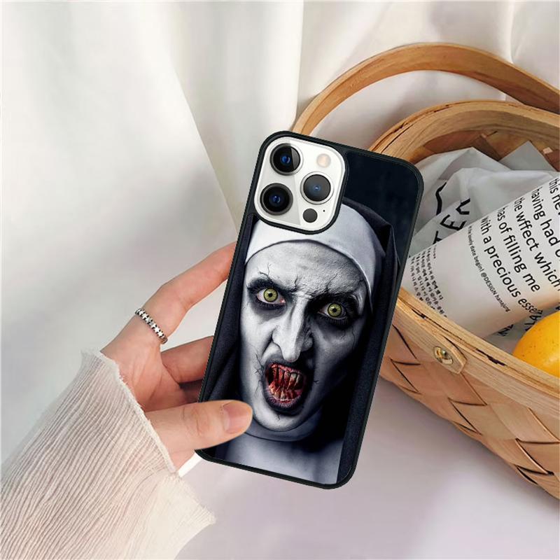 The Nun Horror Movie Phone Case For iPhone 17 Air 16 15 14 11 12 13 Pro  MAX Plus Coque Cover Shell