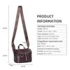 Women'S Bag First Layer Cowhide Simple Breast Bag Casual Fanny Pack Oblique Span Bag