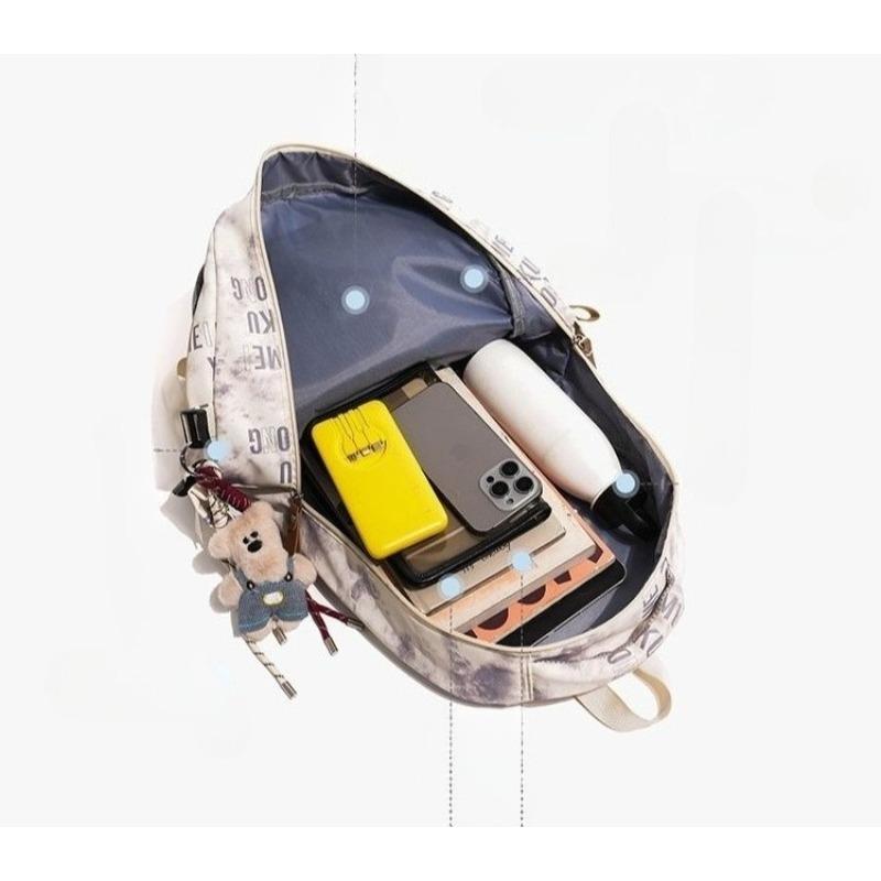 Nylonowy plecak damski miejski mały plecak