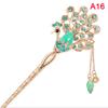 Vintage Chinese Style Hair Stick, 1 Piece Metal Hairpin with Rhinestone Decoration