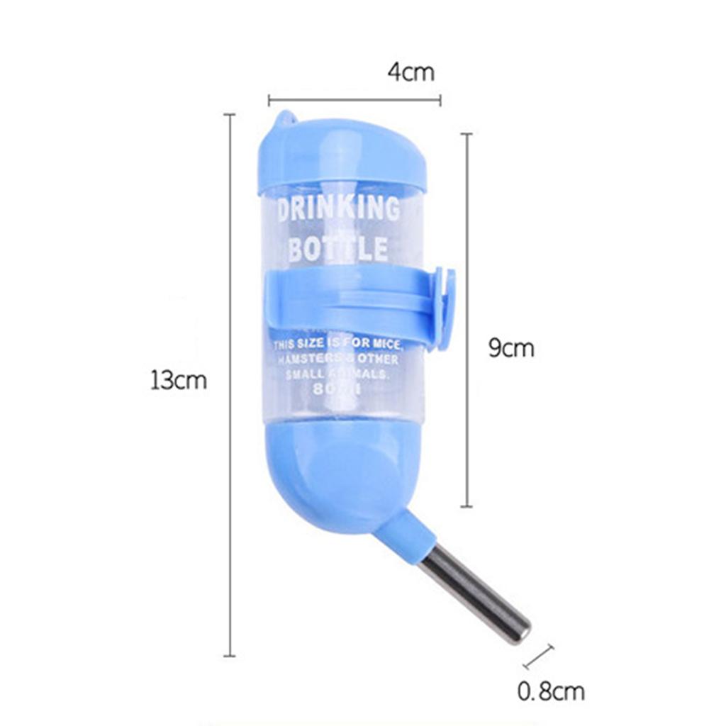 Hamster Dispenser Bottle Hamster Water Drinking Bottle Pet Automatic Water Feeder for Critter Mice Ferrets Rabbit Squirrel