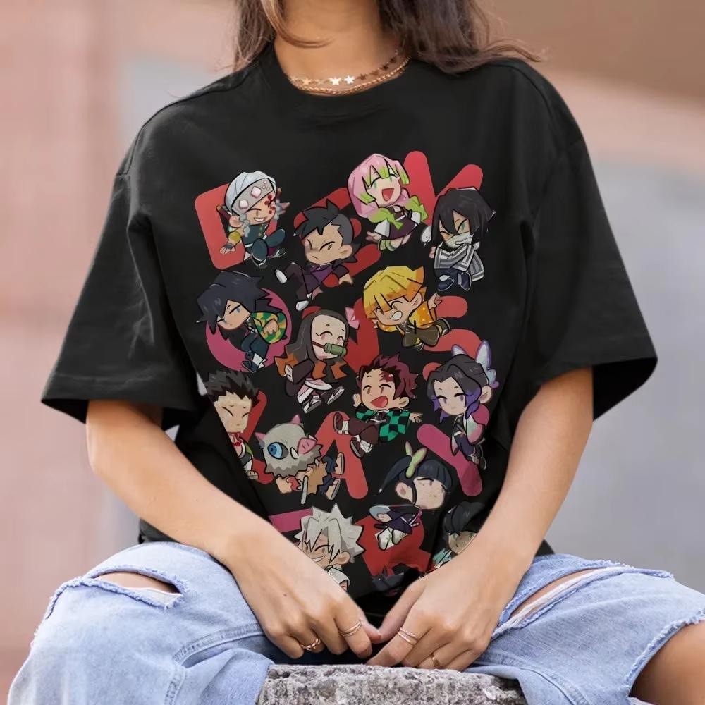 

Demon Slayer Chibi Style Cotton TShirt Casual Streetwear Fashion Gift S