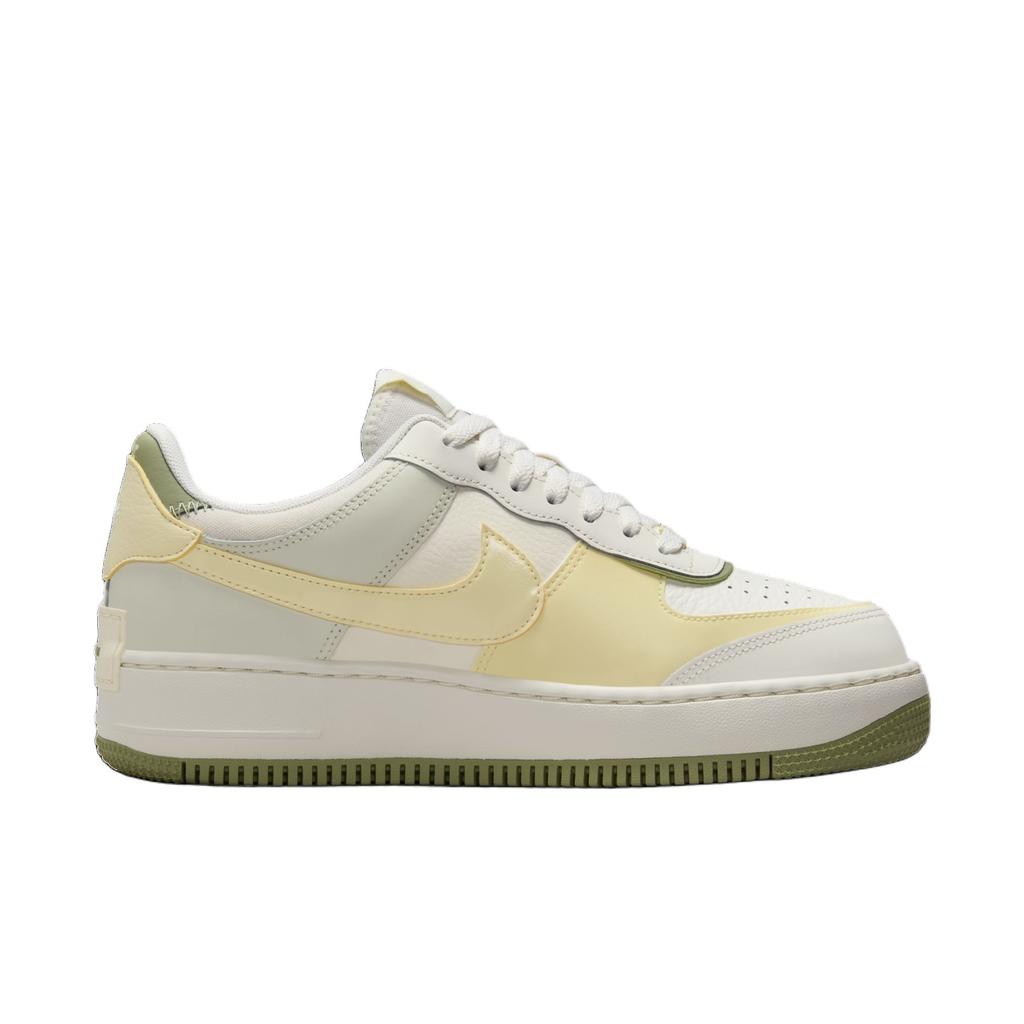 Nike Air Force 1 Shadow Pale Ivory Oil Green Women Sneakers Cream Sail Alabaster FN6335-101