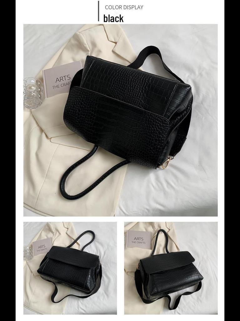 Large Capacity Women's Fashion Tote Bag - 2024 New Style, Autumn/Winter, One-Shoulder Commuter Bag