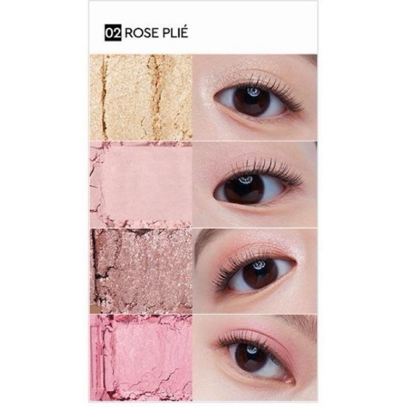Quad Eye Color No.02 Rose Plie 9g Korean Luxe