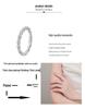 Exquisite S925 Sterling Silver Moissanite Ring for Women - Stackable Diamond-Inlaid Twist Design