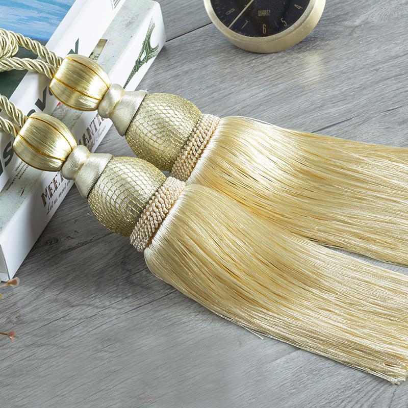 

2 шт. Подхват для штор с кисточками, подвесной шар, держатель для штор с аксессуарами для гостиной, офиса, домашнего декора