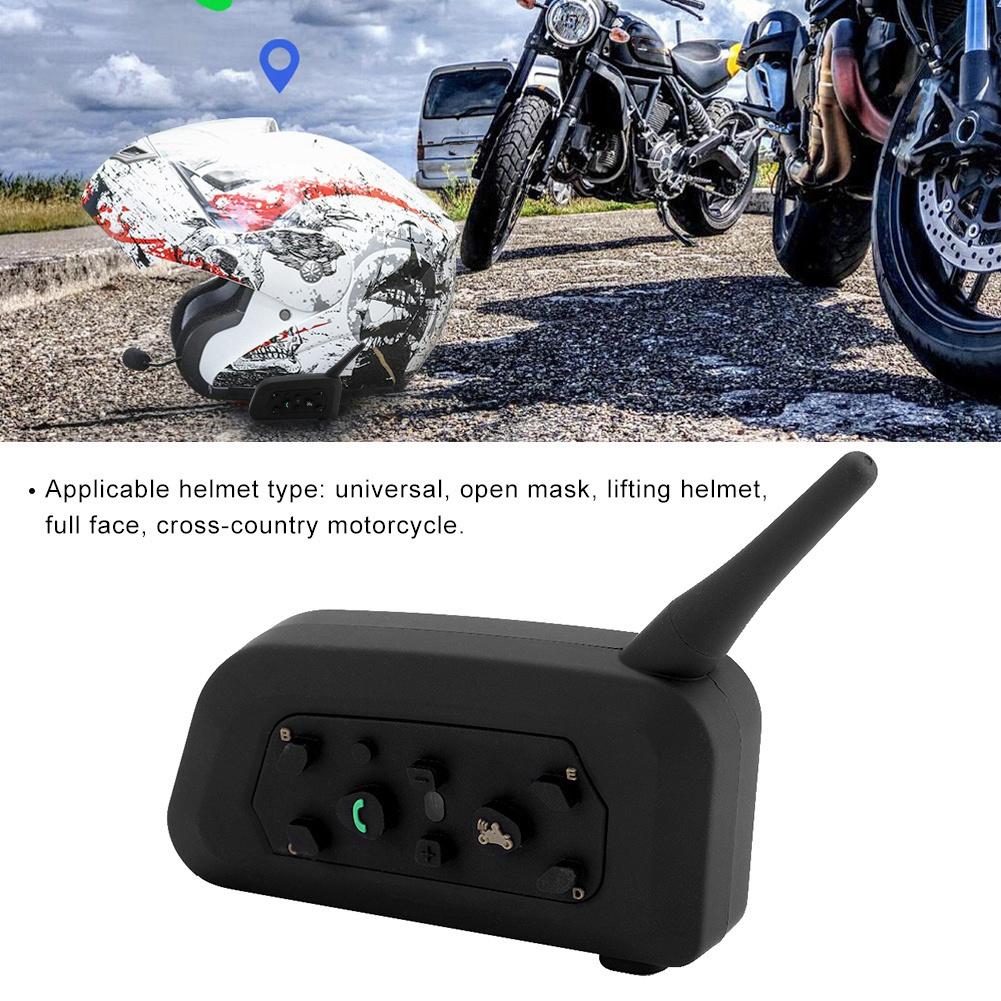 EJEAS V6 Pro Bluetooth Motorcycle Interphone Headset Helmet Intercom for 6 Riders