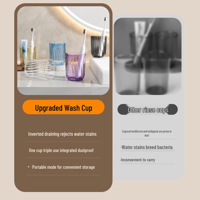 Grundausstattung für Erstsemester: Tragbares Reise-Zahnbürsten- & Zahnpasta-Aufbewahrungsset