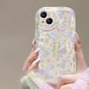 Applicable To Apple 15 Mobile Phone Case IPhone 14/13promax Full Screen Floral Chain 11/12 Transparent Silicone Xr