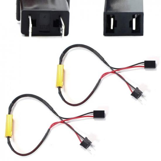 

Plug-N-Play Error Free Decoder Wiring Kit For H7 LED Bulbs on Fog Lights or DRL