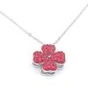 Rotating Four Leaf Grass Necklace for Women's Light Luxury, Simple and Versatile Fashion Love Set