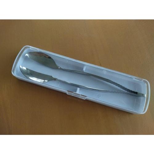 [Close it to use as a spoon, open it to use as chopsticks] Universal design [Spoon Chopsticks 2]