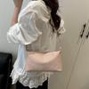 Beautiful Casual Solid Color Simple Daily Commuting Practical Versatile Lightweight Chain Single Shoulder Armpit Bag Handbag