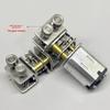 N20 Turbo Worm Gear Motor, Full Metal Gearbox, Right Angle Output 120RPM, DC 3V/5V/6V for 3D Printing Device