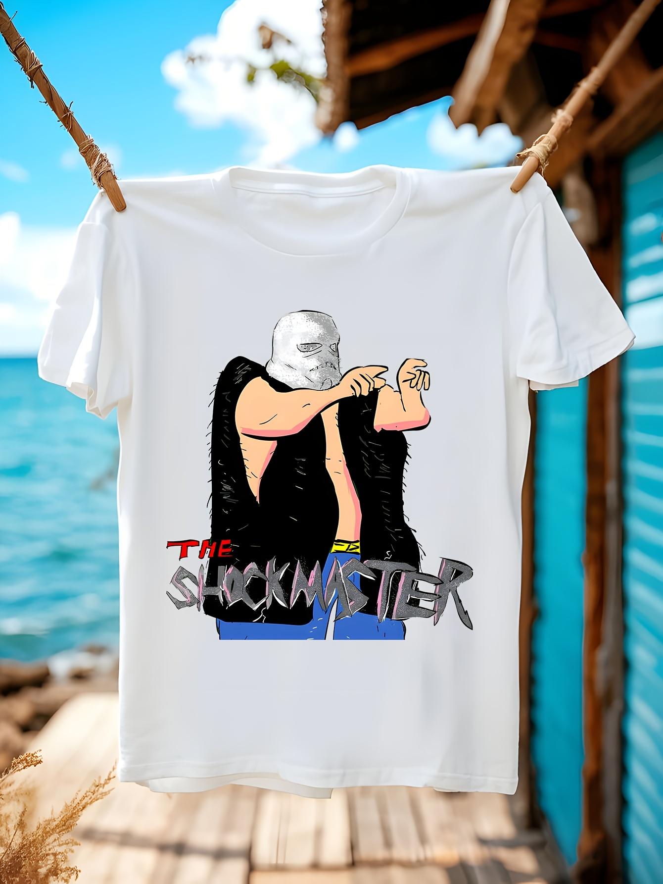 The Shockmaster Wrestling Rapper Graphic Tshirt Graphic T... L