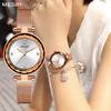 Reloj Mujer Tippbränd MEGIR Naiste käekellad Rose Gold Relogio Feminino Luxury Lovers Käekell Naiste Kell Zegarek Damski