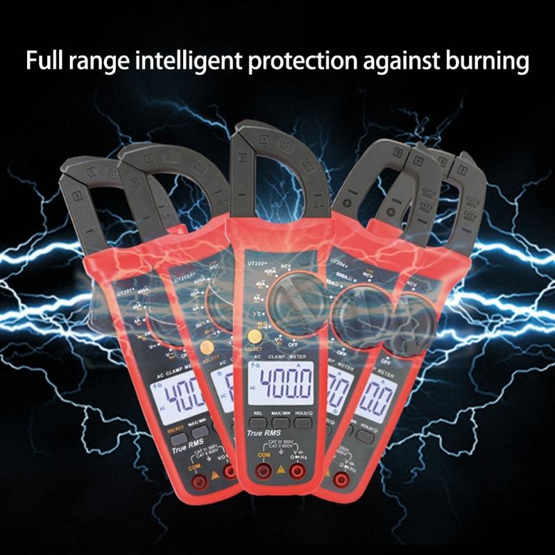 Digital Multimeter Measuring Diode Frequency Capacitance with Backlit Flashlight Current Voltage Test Meter Clamp Meter
