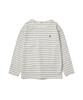 Tudument Striped Round-Neck T-Shirt_Oatmeal