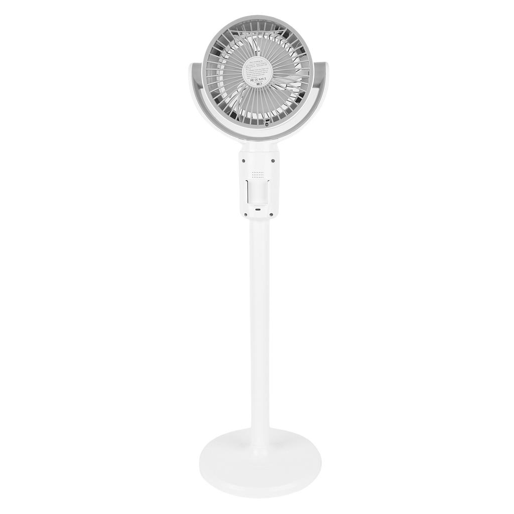 Standing Fan 180 Degree Manual Vertical Oscillating Fan Quiet Floor Fan with Remote Adjustable Height 5 Speeds 8H Timer