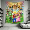 Run Mario Block Wall Hanging Printed Fabric Blanket Decorative Tapestries for Bedroom Living Room Home Decor