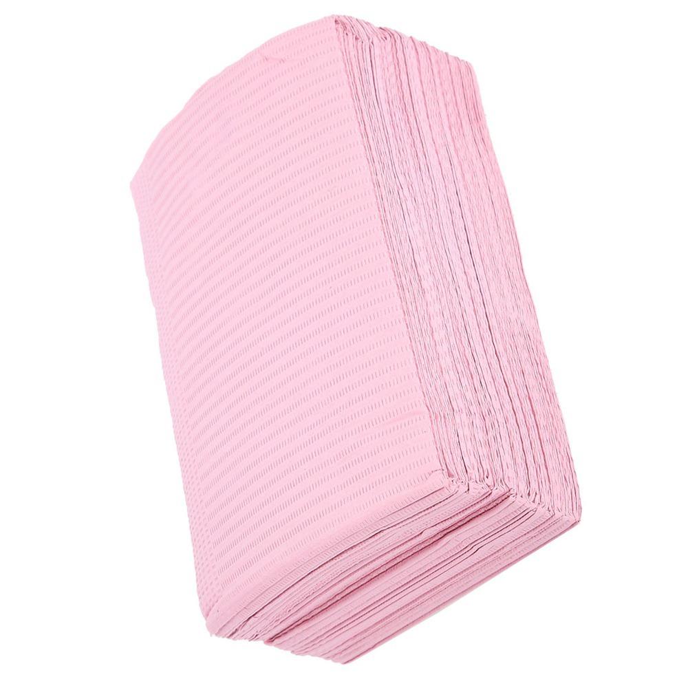 

125PCS Portable Manicure Mat Disposable Pink Beauty Apron Tattoo Clean Pad Beauty Salon розовый