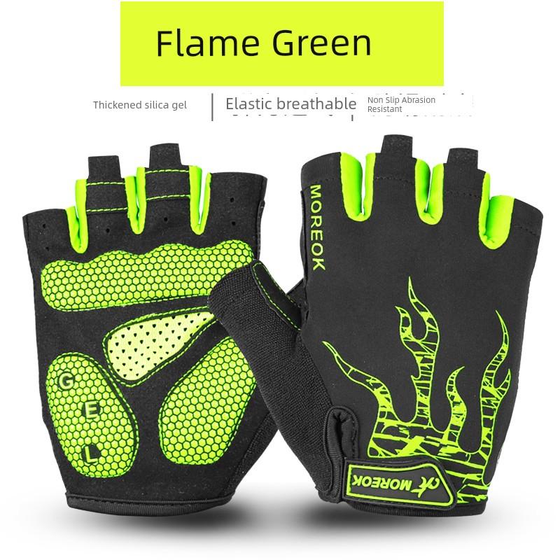 Cycling Gloves Mountain Bike Men's Half Finger Summer Thin Short Finger Gloves Missing Finger Motorcycle Bicycle Cycling Equipment