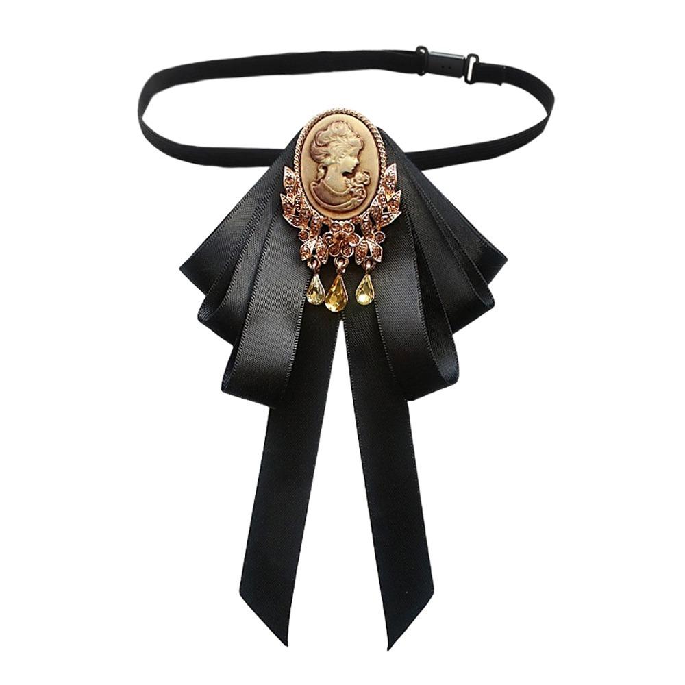 

Женская профессиональная блузка с бантом Брошь-булавка с бантом Для женщин Девушек Блузка Жабо Воротник