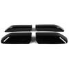 4pcs Roof Luggage Rack Bar End Cover Shell For 4Runner 2010- ABS