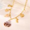 Seashell Niche Titanium Steel Necklace - Women's Fashion, Non-Fading Jewelry