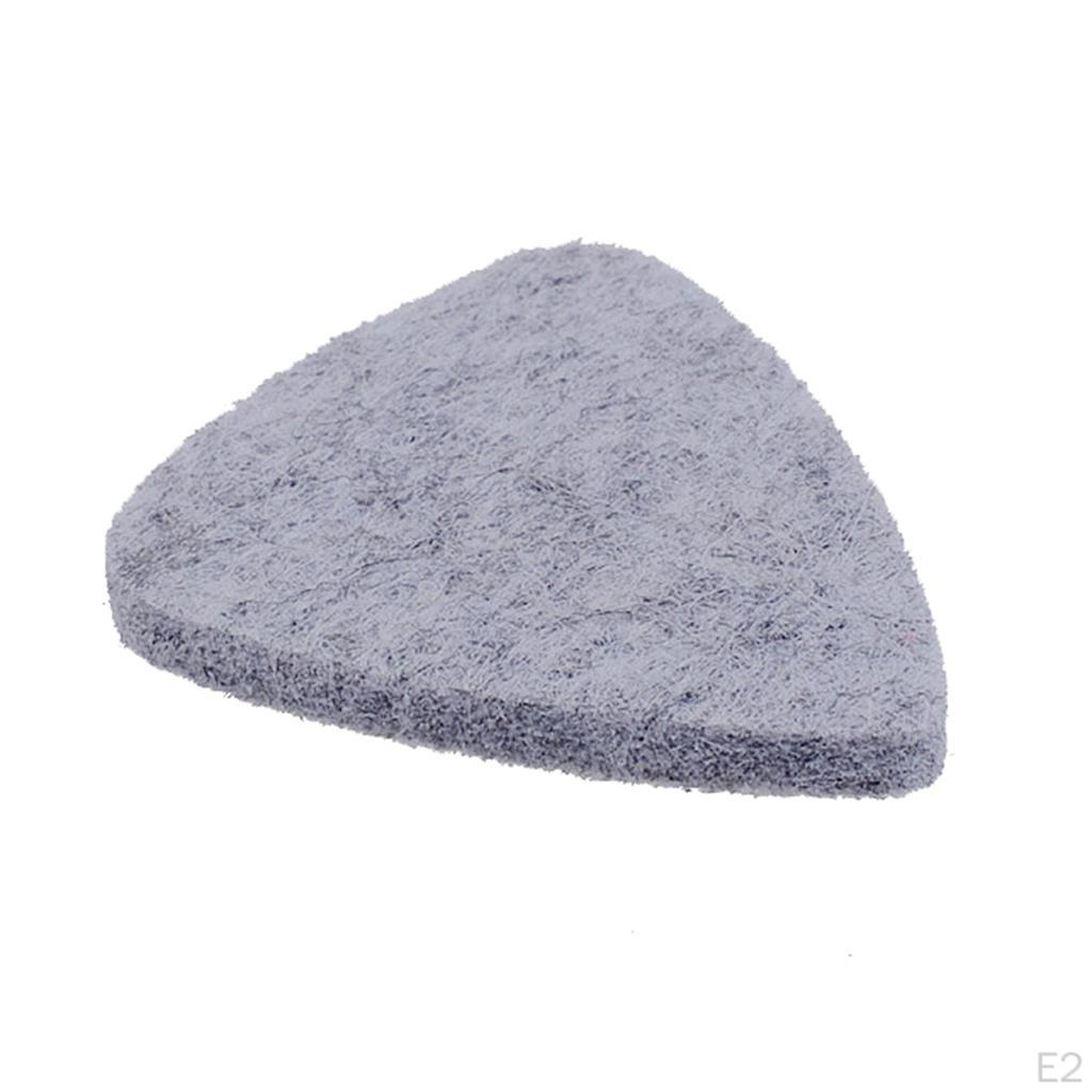 Pack/5pcs Classical Guitar Felt Finger Picks DIY 30 X 25 4mm