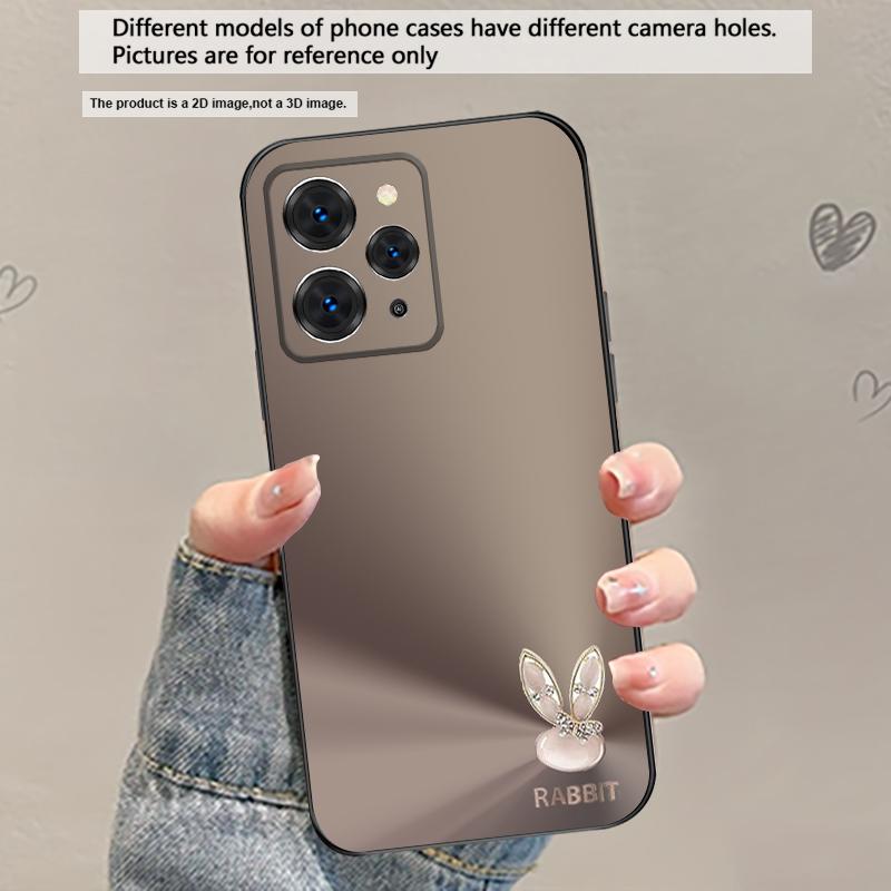 A Cute Light Blue Rabbit For Redmi Note 9 9S 10 11 12 12S 13 Pro+ Plus 5G India 14 Pro Global 14S 13C 14C TPU Soft Phone Case