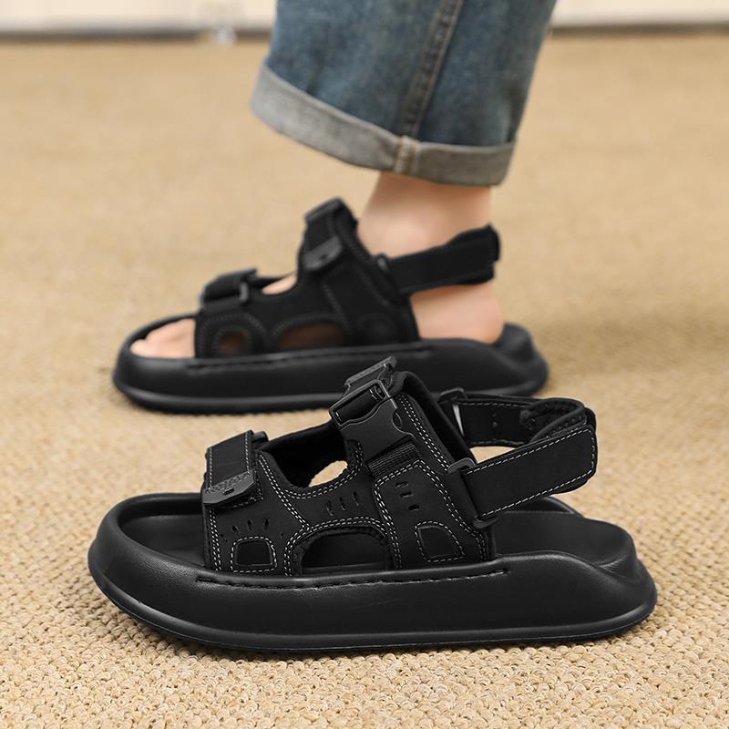 Sandals men's 2025 new summer student breathable non-slip thick-soled wear-resistant men's outdoor leisure Vietnam beach shoes