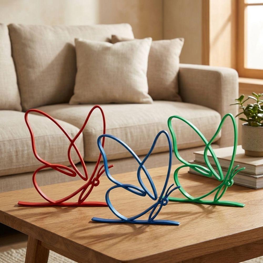 Modern Butterfly Abstract Ornament 3D Printed Butterfly Vibe Table Craft Entryway Accent