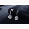 Shambhala Diamond Ball Long Sparkling Temperament Simple Female Earrings Party Accessories Fashion Jewelry