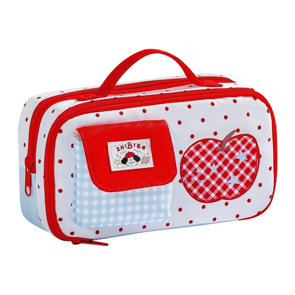 Large Opening Pen Bag Large Capacity Stationery Bag Sweet Pencil Case  Gift