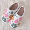 Pantofole in Cotone Floreali, Pantofole Peluche, Ricamo, Pantofole da Casa, da Uomo e da Donna, Pantofole da Coppia, Pantofole Calde, Pantofole Spesse