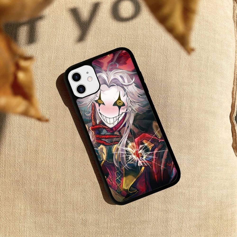 Anime The Freak Circus Pierrot Phone Case For IPhone 17 16 15 14 13 Plus 12 11 Pro Max PC+TPU Cases Back Cover
