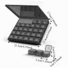 Transparent Portable Storage Box Squeeze-to-Open Daily Medcine Container  Supplement
