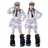 Girls Hip Hop Dance Set Shiny Performance Costume Kids Jazz Stage Show