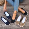 Women's Spring Fashion Solid Color Versatile Slip-On Soft Sole Durable Comfortable Lightweight Sneakers