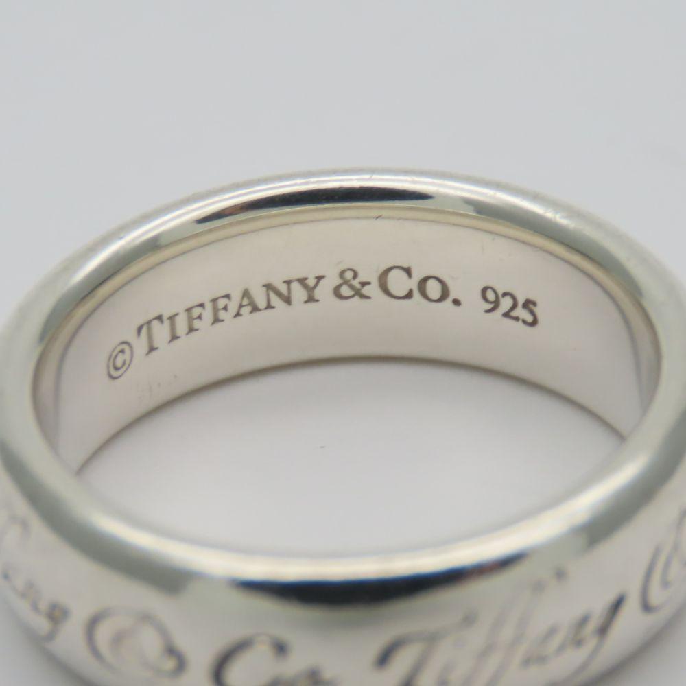 Used TIFFANY&Co. Ring Notes EU#49 Silver925 6.4g Silver Accessories