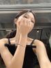Korean High-End French Minimalist Bow Strap Mini Dress
