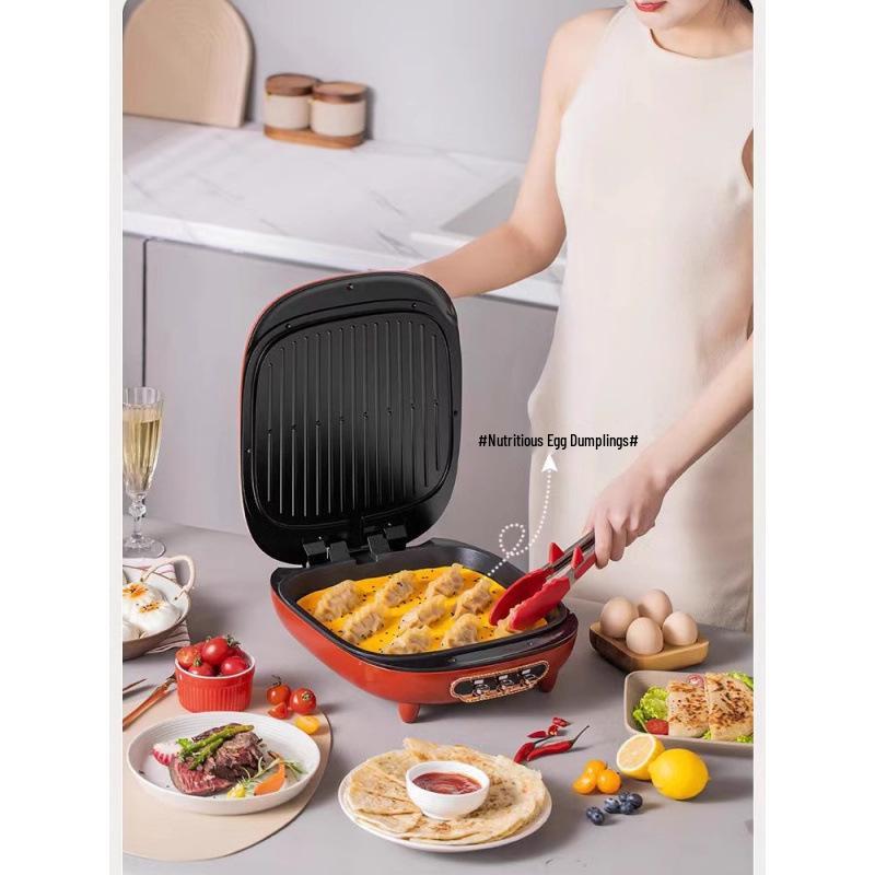 Mondamengda Multifunctional Electric Griddle & Pancake Maker, Double-Sided Non-Stick Frying and Baking Pan