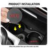 For VW VOLKSWAGEN 2026 New 2pcs Car Water Cup Holder Mat Anti Slip Insert Coasters Pads For Volkswagen Golf 4 5 6 7 GTI Tiguan P