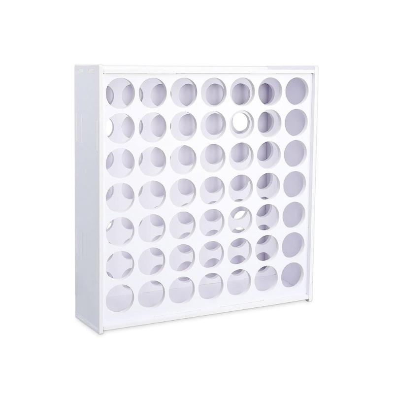 

Vertical Paint Bottle Holder Practical Paint Rack 49/63 Hole Organizers for Craft Paint Bottles Space Saving