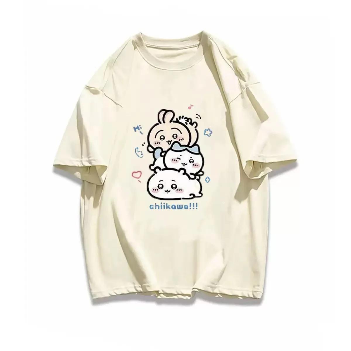 

Chiikawa Toilet Time T-Shirt Women s Short Sleeve T-Shirt Cute Summer Comfort Pop T-Shirt Women s Fashion Casual Top#Color XXXXXL