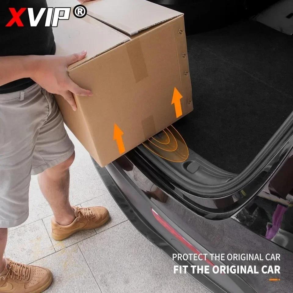 XVIP TPE Trunk Threshold Strip For Tesla Model Y 2021-23 Back Sill Anti Scratch Boot Loading Pad Protector ABS Side Corner Cover