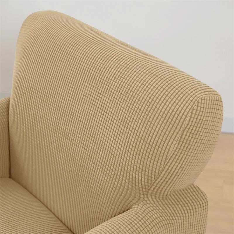 Stretch Club Chair Sofa Cover Polar Fleece Relax Armchair Slipcovers Single Seater Elastic Sofa Covers for Living Room Bar